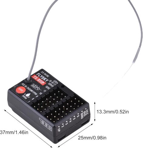 GoolRC Flysky FS-R11P Receiver, 2.4GHz 11CH Receiver ANT Protocol Single Antennas Compatible with Flysky FS-G7P FS-G7P+ FS-G11P FS-ST8 FS-ST16 Radio Transmitter for RC Car Boat in Saudi Arabia