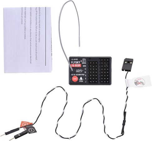 GoolRC Flysky FS-R11P Receiver, 2.4GHz 11CH Receiver ANT Protocol Single Antennas Compatible with Flysky FS-G7P FS-G7P+ FS-G11P FS-ST8 FS-ST16 Radio Transmitter for RC Car Boat in Saudi Arabia