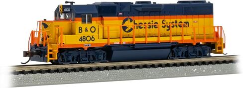 قطارات باخمان - قاطرة ديزل جاهزة GP38-2 DCC - نظام Chessie® #4806 مع فرامل ديناميكية - مقياس N in Kuwait