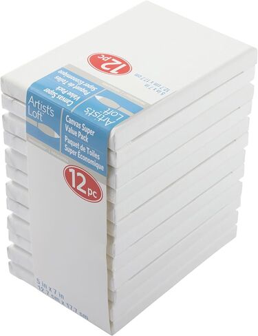 Artist's Loft 5" x 7" Super Value Canvas, 72 Total (6 Packs of 12) in Saudi Arabia