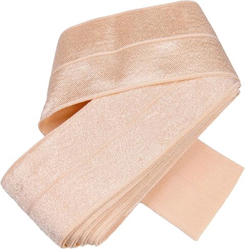 Porcelynne Wide Nude Fold Over Elastic - 1 5/8 inch or 40mm - 3 Yd in Saudi Arabia