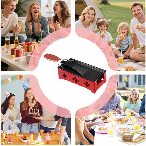 Cheese Raclette Grilling | Multi-Functional Non-Stick,Raclette Cheese Melter Stove,for Barbecue Home Kitchen Dorm Party Yard Backyard Camping Picnic Patio in Saudi Arabia