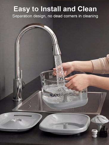 Kastty 9.5L Dog Water Fountain for Large Dogs,2.5Gal Large Capacity Pet Water Fountain with 3 Flow Modes, Automatic Quite Dog Water Bowl Dispenser with Water Window & LED,Easy to Clean(FS82,Grey) in Saudi Arabia