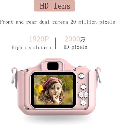 Kids Camera,Kid Digital Video Selfie Cameras 2.0 Inch Screen Child Toddler Camera,Best Birthday Toys Gifts(Blue) in Saudi Arabia