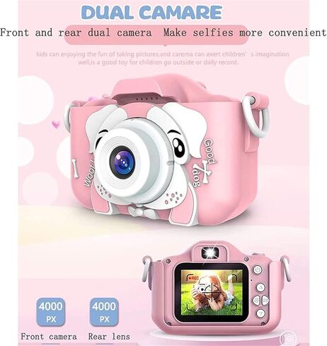 Kids Camera,Kid Digital Video Selfie Cameras 2.0 Inch Screen Child Toddler Camera,Best Birthday Toys Gifts(Blue) in Saudi Arabia