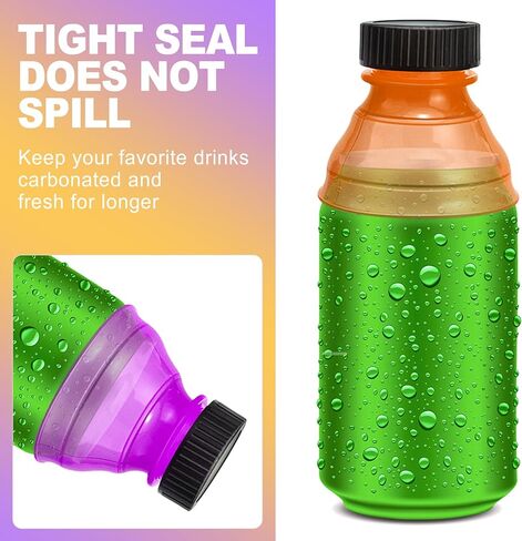 12 Pack Reusable Beverage Can Protectors - Spill Resistant & BPA-Free Soda Can Caps to Keep Drinks Fresh, Bug-Free - Fits Standard Soda, Beer, Juice Cans in Saudi Arabia