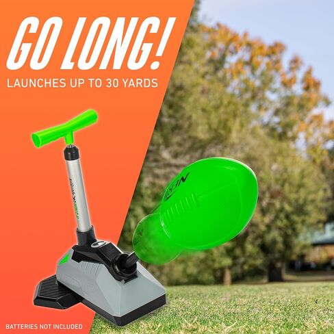 Nerf QB Pro Foam Football Passer - قاذفة كرات صغيرة لممارسة الأطفال + الألعاب - ممر كرة قدم ممتع للشباب في الهواء الطلق - كرة إسفنجية مقاس 8.5 بوصة متضمنة in Kuwait