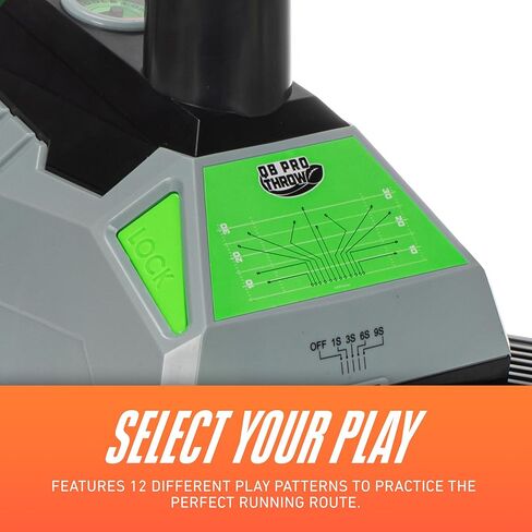 Nerf QB Pro Foam Football Passer - قاذفة كرات صغيرة لممارسة الأطفال + الألعاب - ممر كرة قدم ممتع للشباب في الهواء الطلق - كرة إسفنجية مقاس 8.5 بوصة متضمنة in Kuwait