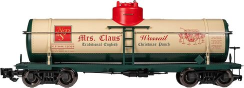 Bachmann Trains - 1:29 Scale Single Dome Tank Cars - Christmas NP&S® #12024 - MRS. Claus' Christmas Punch - Large G Scale in Saudi Arabia