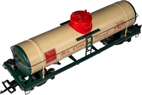 Bachmann Trains - 1:29 Scale Single Dome Tank Cars - Christmas NP&S® #12024 - MRS. Claus' Christmas Punch - Large G Scale in Saudi Arabia
