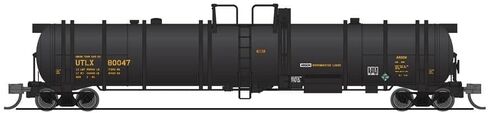 Broadway Limited 8148 Cryogenic Tank Car, UTLX Black, 2-Pack, N Scale in Saudi Arabia