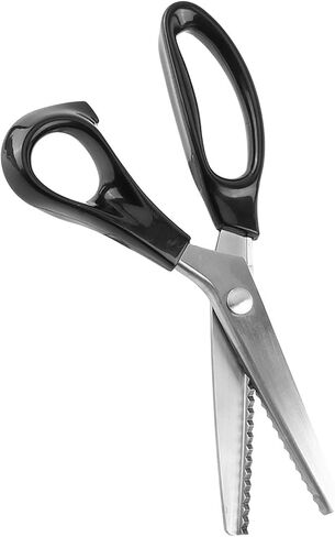 Aramox Fabric Decorative Edge Pinking Shears, Stainless Steel Blades, 3 5 7mm Cutting Teeth, Ideal for Dressmaking and Crafting (5mm) in Saudi Arabia