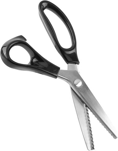 Aramox Fabric Decorative Edge Pinking Shears, Stainless Steel Blades, 3 5 7mm Cutting Teeth, Ideal for Dressmaking and Crafting (5mm) in Saudi Arabia