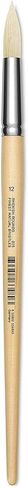 Utrecht Rhenish Pure Hog Bristle Brush - Round, Size 12, Long Handle in Saudi Arabia
