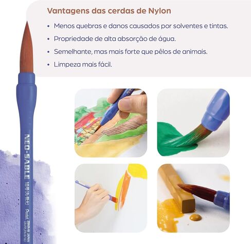 Pentel Efude Neo Sable XZBNR-18 Round Brush No. 18 in Saudi Arabia