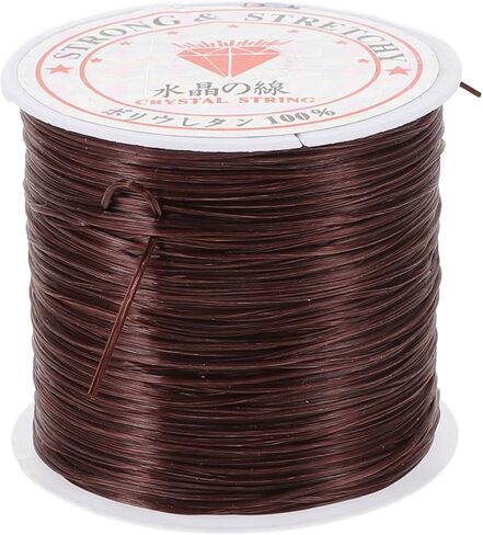 Elastic Hair Line 0.6Mm Flat Silicone Cord for Hair Extensions and Braiding String Durable Stretch Thread for DIY Ponytail Braid Extension and Crystal Elastic Cord in Saudi Arabia