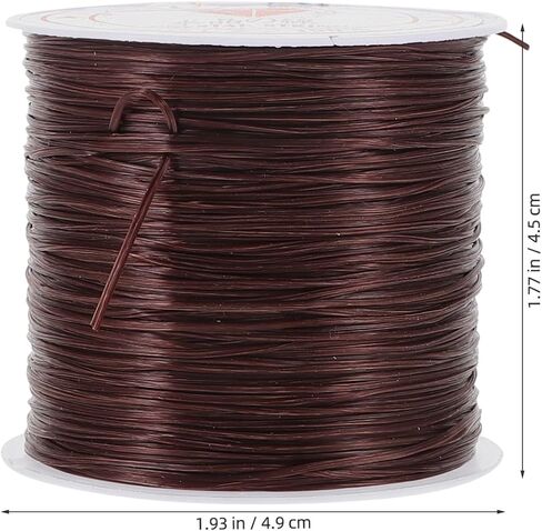 Elastic Hair Line 0.6Mm Flat Silicone Cord for Hair Extensions and Braiding String Durable Stretch Thread for DIY Ponytail Braid Extension and Crystal Elastic Cord in Saudi Arabia