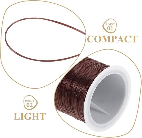 Elastic Hair Line 0.6Mm Flat Silicone Cord for Hair Extensions and Braiding String Durable Stretch Thread for DIY Ponytail Braid Extension and Crystal Elastic Cord in Saudi Arabia