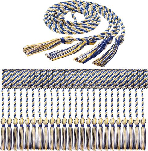 24 Pack Graduation Honor Cords with Tassels - 68 Inch Braided Cords Bulk for High School College University - Bachelor, Master, Doctoral Ceremony (Pink) in Kuwait