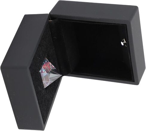 Buachois Pyramid Prism,Crystal Pyramid K9 Optical Glass Pyramid Prism 20mm Pyramid Shape Colored RGB Dispersion Prism for Photo Photography Physics and Decoration in Saudi Arabia