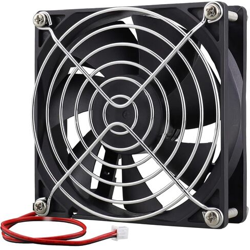 GDSTIME 12V مروحة تبريد 1425، 140 مم × 25 مم محامل كروية مزدوجة مروحة تبريد بدون فرش in Kuwait