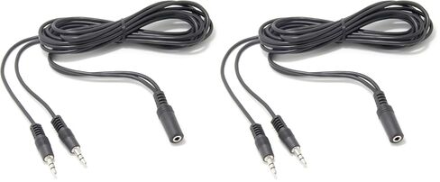 Ancable 6ft 3.5mm Stereo Female to 2-Male Y-Splitter Audio Cable in Kuwait