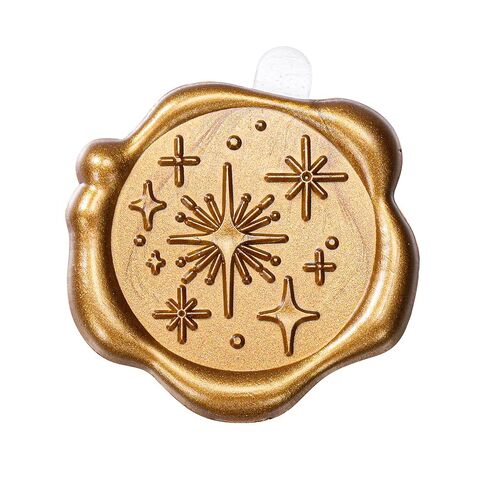 Yoption Star Wax Seal Stickers, 50 Pack Antique Gold Self Adhesive Envelope Wax Stickers for Wedding Invitation, Party, Christmas, Envelope, Gift Wrapping in Saudi Arabia