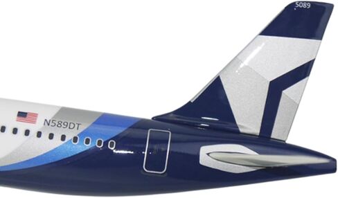 مصغرات الطيران Delta 100th Anniv Livery A321neo بمقياس 1:200 - نموذج طائرة بلاستيكية سهلة التركيب - نسخة طبق الأصل من Delta Aircraft - الجزء # AAB-32100H-019 in Kuwait