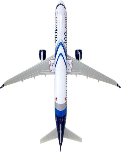 مصغرات الطيران Delta 100th Anniv Livery A321neo بمقياس 1:200 - نموذج طائرة بلاستيكية سهلة التركيب - نسخة طبق الأصل من Delta Aircraft - الجزء # AAB-32100H-019 in Kuwait