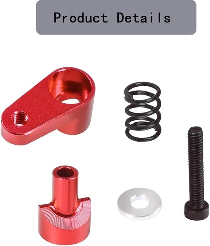 New Upgraded Metal Aluminum 20T Servo Horn Steering Arm (Red) for ARRMA 1/18 Granite GROM/1/18 Typhon GROM/ 1/14 Mini Mojave GROM RC Servo Arm Horns Parts in Saudi Arabia