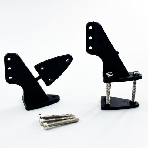 12 مجموعة من أبواق التحكم المصنوعة من النايلون L20×W14×H29mm و3 أوضاع فتحات لطائرة RC طراز KT ملحقات أجزاء الطائرة DIY مع برغي M2x16mm in Kuwait