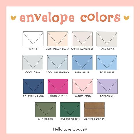 Elegant Script Stationery Notecard Set, 5.5x4.25 (A2) Personalized Stationary Flat Cards with Envelopes in Saudi Arabia