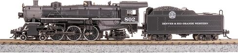 برودواي المحدودة 8004 لايت باسيفيك 4-6-2، DRGW 805، Paragon4 Sound/DC/DCC، مقياس N in Saudi Arabia