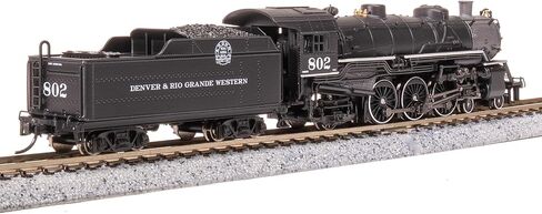 برودواي المحدودة 8004 لايت باسيفيك 4-6-2، DRGW 805، Paragon4 Sound/DC/DCC، مقياس N in Saudi Arabia