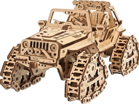 لغز نموذج سيارة ثلاثي الأبعاد من UGEARS - ماوس غاضب مع محركات مزدوجة مبتكرة - ألغاز خشبية ثلاثية الأبعاد للبالغين وجميع أفراد العائلة - مجموعات نماذج سيارات لنموذج قضيب ساخن واقعية للبناء - مجموعات نماذج ألغاز ثلاثية الأبعاد in Kuwait