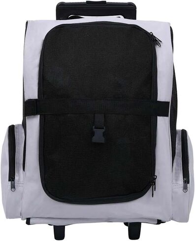 عربة الحيوانات الأليفة من القماش الرمادي من YAFF، عربة مستطيلة قابلة للطي للكلاب والقطط، داخلية/خارجية، خفيفة الوزن in Kuwait