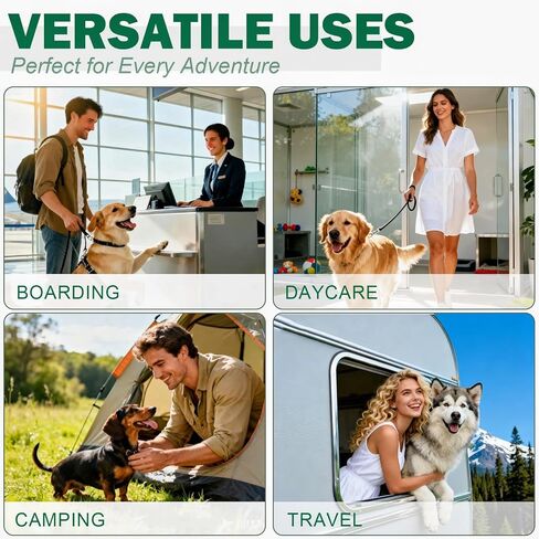 Dog Travel Kit 7-in-1 – Collapsible Bowls, Water Bottle, Treat Pouch, Waste Bag Holder, Strap & Carry Bag – Portable Pet Travel Essentials for Walks, Hiking, Road Trips & Everyday Use – PawCue in Saudi Arabia