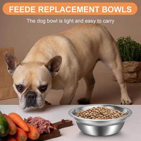 18 Pcs Stainless Steel Metal Dog Bowls Bulk Small Metal Dog Food Water Container Replacement Lightweight Bowl for Small Medium Large Dogs, Dishwasher Safe (5.5 Inch) in Saudi Arabia