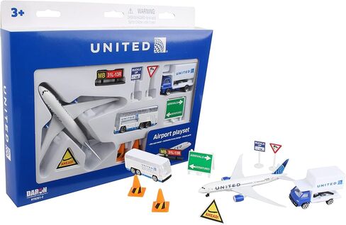 Daron United Airlines Airport Playset in Saudi Arabia