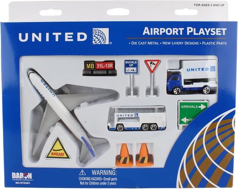 Daron United Airlines Airport Playset in Saudi Arabia