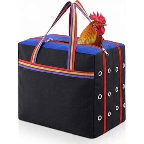 قفص لنقل الديكة، Galponeras Bolsa Jaulas para Gallos De Pelea، حقيبة حمل مزدوجة Maleta Cargador، صناديق الدجاج، حقيبة قماشية للسفر، 19.7 × 17.7 × 11.8 بوصة in Kuwait