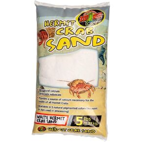 Zoo Med White Hermit Crab Sand 5 رطل - عبوة من 4 قطع in Kuwait