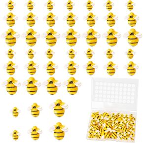 50 قطعة من نحل الراتنج الصغير، 3 أحجام من نحل عسل الراتنج للحرف اليدوية، زخارف حيوانات النحل البلاستيكية ثلاثية الأبعاد، زخارف ديكور النحل المسطح للحرف اليدوية، إكليل القصاصات، لوازم حفلات أعياد الميلاد بطابع النحل in Kuwait