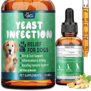 Dog Skin Yeast Care Supplement - Relieves Odor & Irritation, Promotes Coat Shine for All Ages in Kuwait