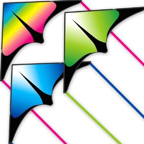 طائرة دلتا الورقية للأطفال والكبار، طائرة ورقية سهلة للغاية في الطيران، مناسبة للنزهات العائلية والألعاب والأنشطة الخارجية in Kuwait