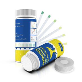 Ammonia Fish Tank Test Strips(50 Count)-Monitor Aquariums and aquaculture Ponds Water Quality for Saltwater & Freshwater in Kuwait