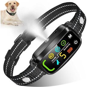 Citronella Bark Collar for Dogs [No Spray Refill] Spray Dog Training Collar, Anti Barking Training Collar with 5 Adjustable Sensitivity Beep Vibration Spray Bark Collar for L/M/S Citronella Dog Collar in Kuwait