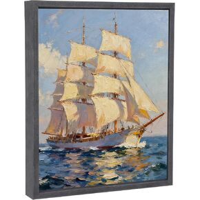 إطار عائم من القماش الخشبي الصلب لعمق 0.6-0.9 بوصة مقاس 14 × 18 فن، إطارات عائمة من القماش، إطار عائم للرسم الزيتي (14 × 18، أسود) in Kuwait