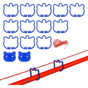 [12 Pack] K TOMOTO Suspension Bridge Compatible with Hot Wheels, Rope, Wall Connectors Included, Upgrade Edition (Blue) in Saudi Arabia
