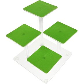 NUOBESTY الزواحف Terrarium زخرفة تسلق منصة الحيوانات الأليفة لسلحفاة أبو بريص السحلية الملتحية التنين متعدد الطبقات الموئل حوض الملحقات الفرح منحدر الراحة in Kuwait
